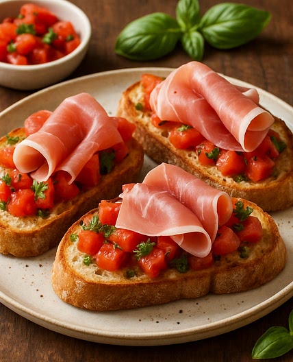 Bruschetta with Prosciutto