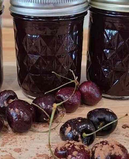 Cherry Chocolate Jam Recipe