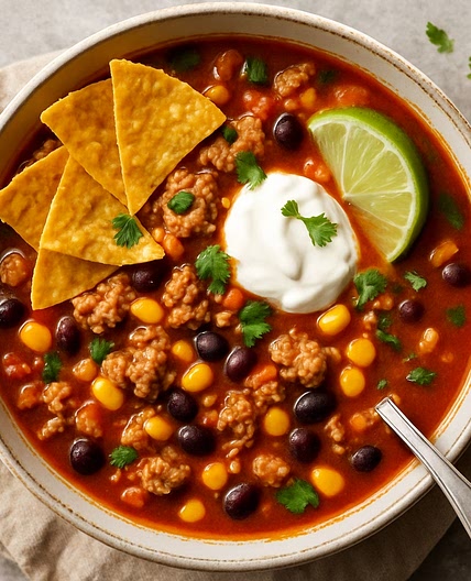 Turkey Taco Soup