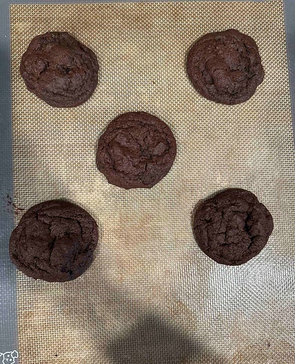 Dark Chocolate Peppermint Cookies