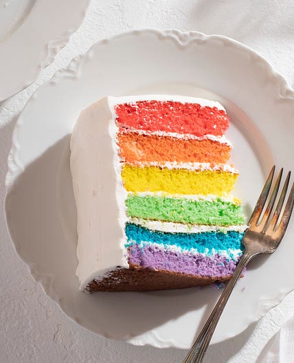 Rainbow Layer Cake