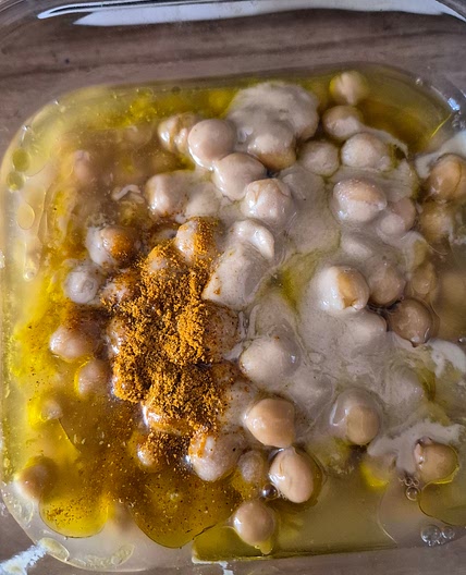 Humus cu curry