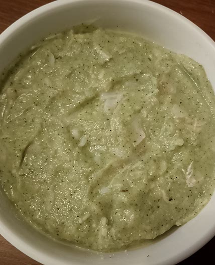 Gratin de poisson à la purée de courgette
