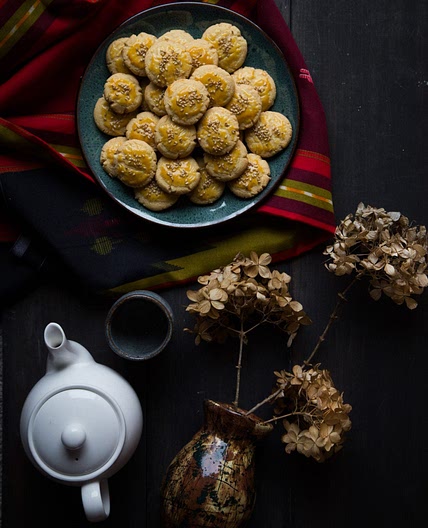 Salted Egg Yolk Cookies