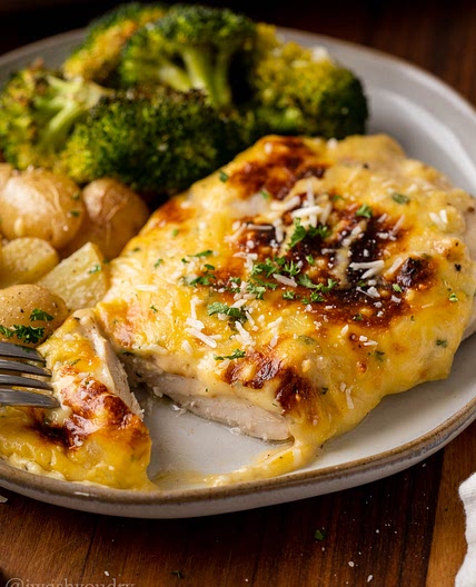 Creamy Chicken Sheet Pan Dinner