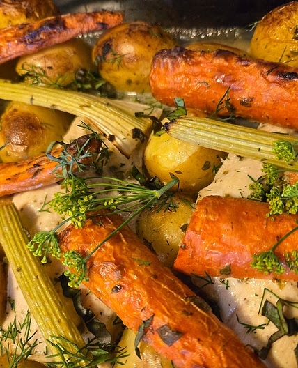 Healthy Roasted Chicken & Veggies
Low FODMAP