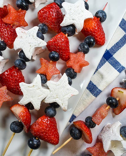 4th of July Fruit Skewers
