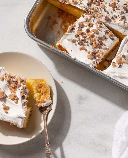 Butterscotch Poke Cake