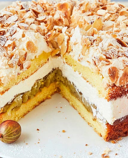 Schwimmbadtorte – Omas Rezept mit Stachelbeeren