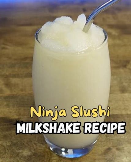 Ninja Slushi Milkshake Recipe