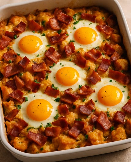 Bacon and Eggs Casserole