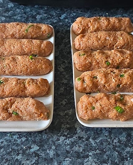 Spicy Harissa Turkey Shish Kebabs (Air Fryer)