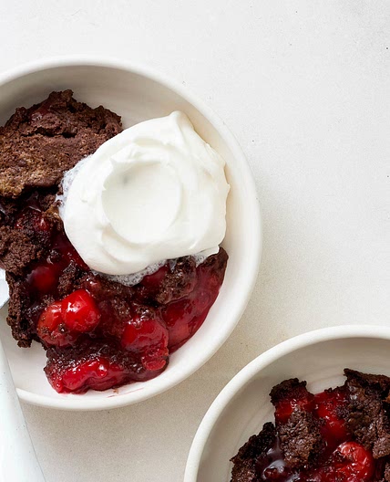 3-Ingredient Chocolate Cherry Dump Cake