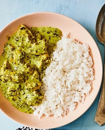 Chicken and Spinach Green Curry