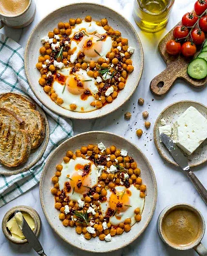 Chickpea Fried Eggs