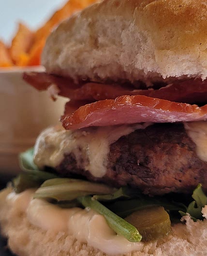 Better-For Your Belly Bacon Burgers