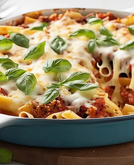 Baked Pasta with Ground Turkey