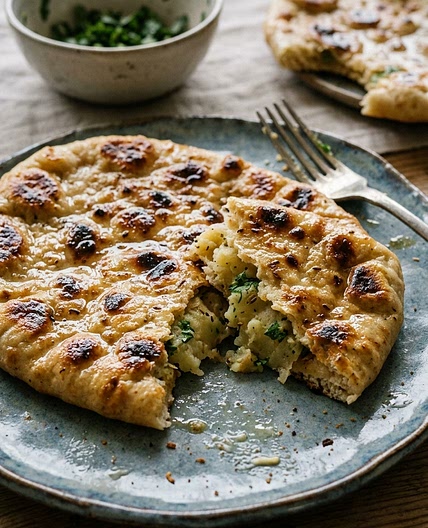 Potato Stuffed Naan