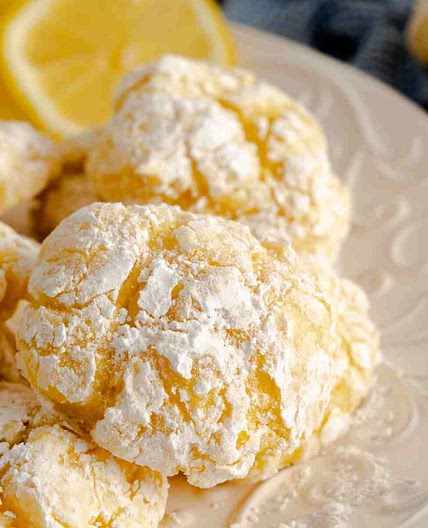 Lemon Crinkle Cookies