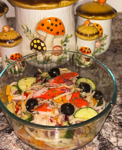 Seafood Pasta Salad: Easy Hearts of Palm Noodle Recipe