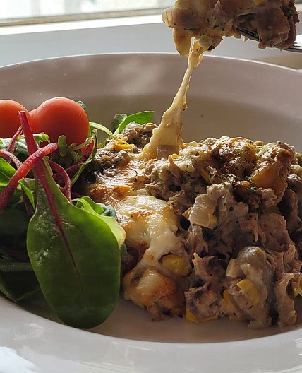 Creamy Tuna, Vegetable and Gnocchi Bake