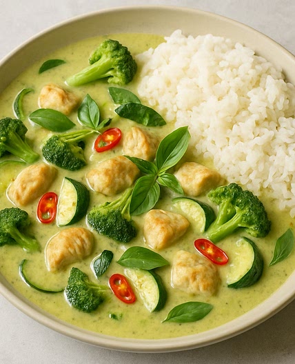 Easy Thai Green Chicken Curry (30 minutes)