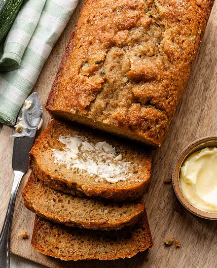 Greek Yogurt Zucchini Bread