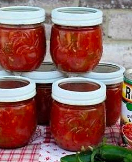 Homemade Rotel Tomatoes