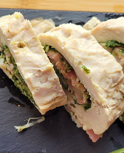 Herby Pesto-Stuffed Chicken