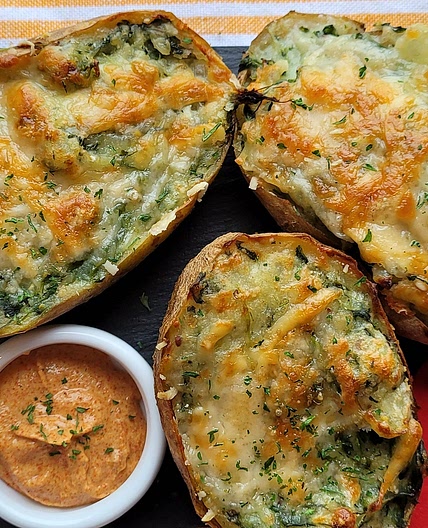 Twice-Baked Potato Skins
