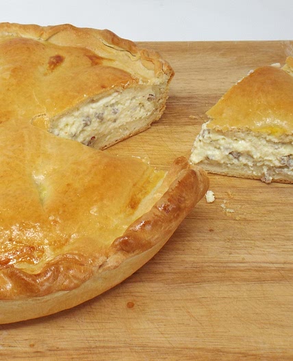 Italian Easter Pie with Homemade Sausage