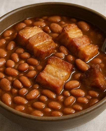 Pinto Beans with Pork Belly (Pressure Cooker)