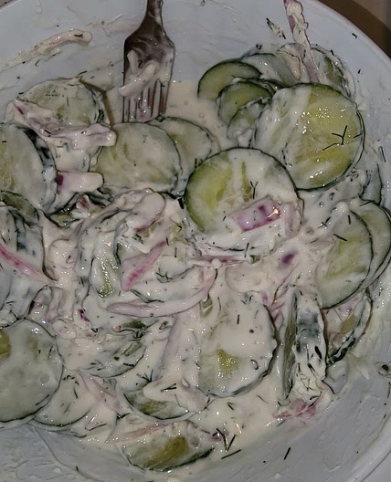 Creamy Cucumber Salad