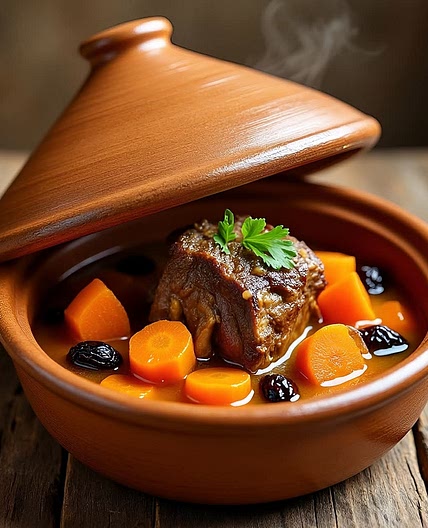 Honey, Raisin & Carrot Lamb Tagine
