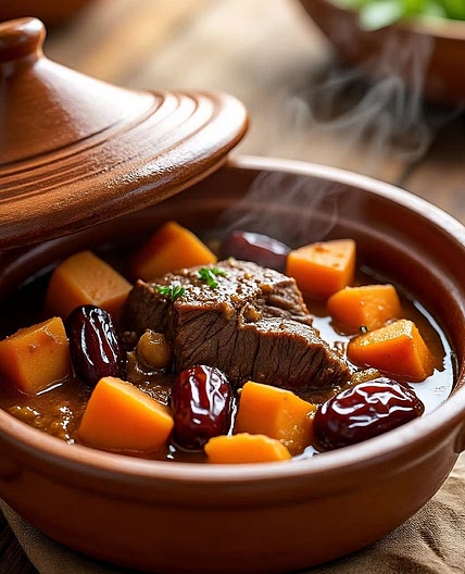 Sweet Potato & Date Beef Tagine