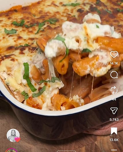 Baked Rigatoni Alla Vodka