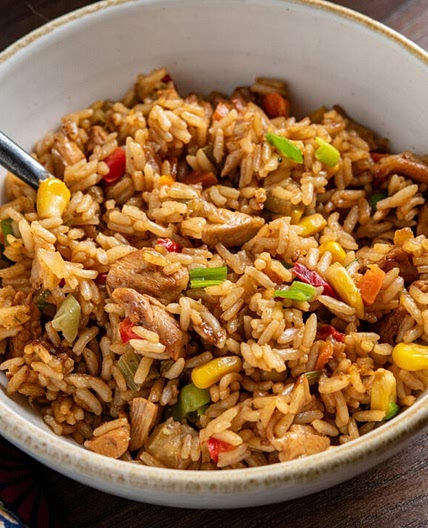 One Pot Savoury Chicken Rice