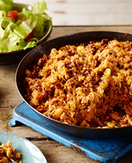 Beef Taco Rice Pan