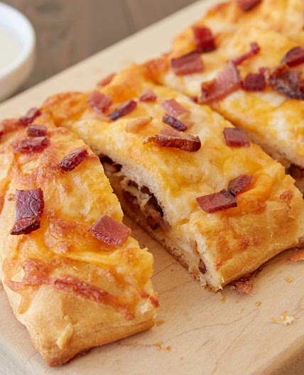 Chicken and Bacon-Stuffed Crescent Bread