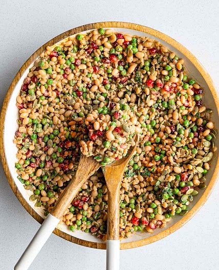 White Bean Barley Salad
