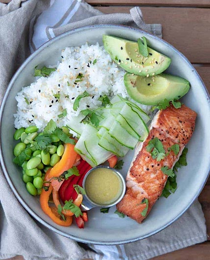 Salmon Rice Bowl Recipe