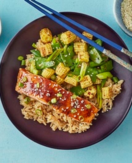 Teriyaki Salmon Donburi