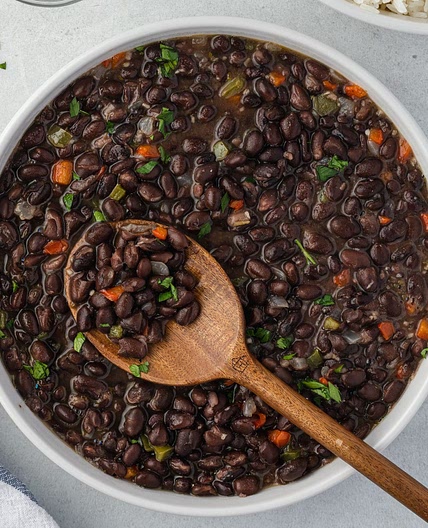 Cuban Black Beans (Easy Canned Bean Recipe)
