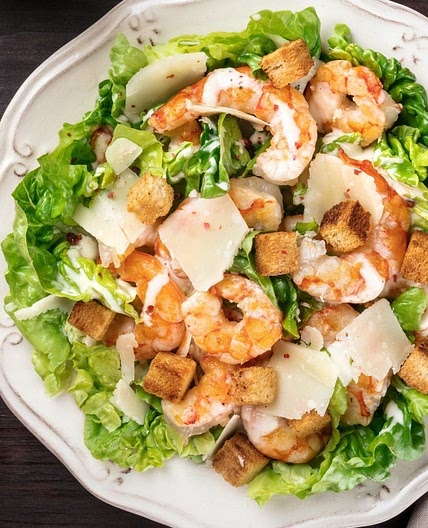 Ensalada de gambas