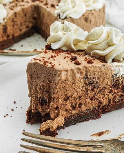 No Bake Brownie Ice Cream Cake
