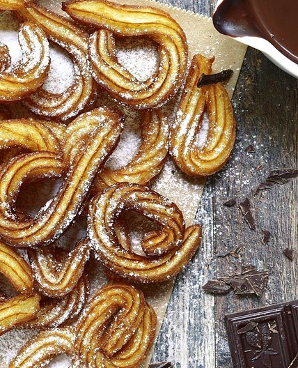 Churros con chocolate
