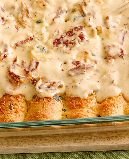 Creamy Italian Chicken Crescent Bake