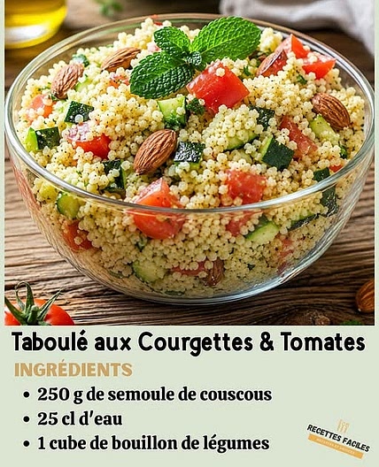 Taboulé aux Courgettes & Tomates