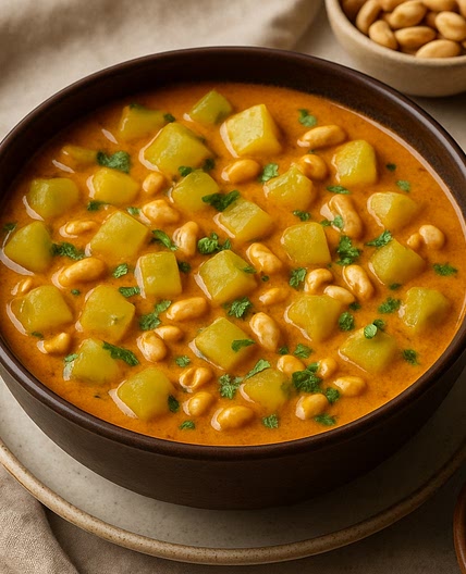 Lauki Peanut Curry