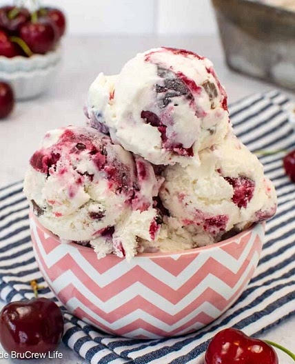 Cherry Vanilla Ice Cream